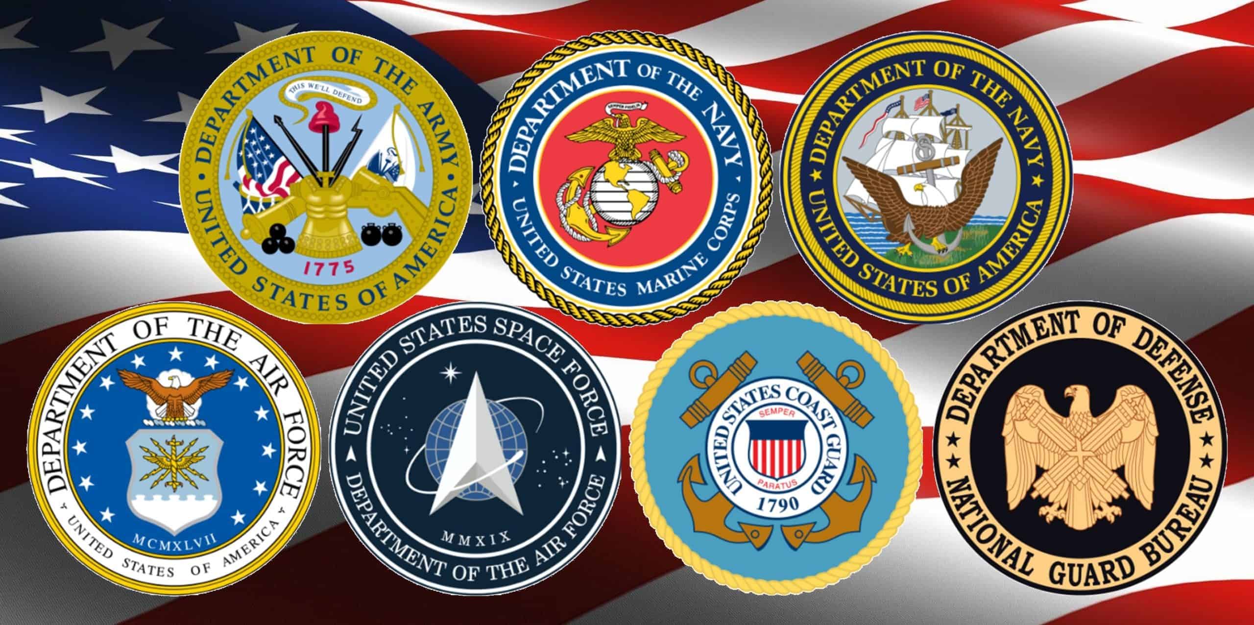 Seals of the United States military branches